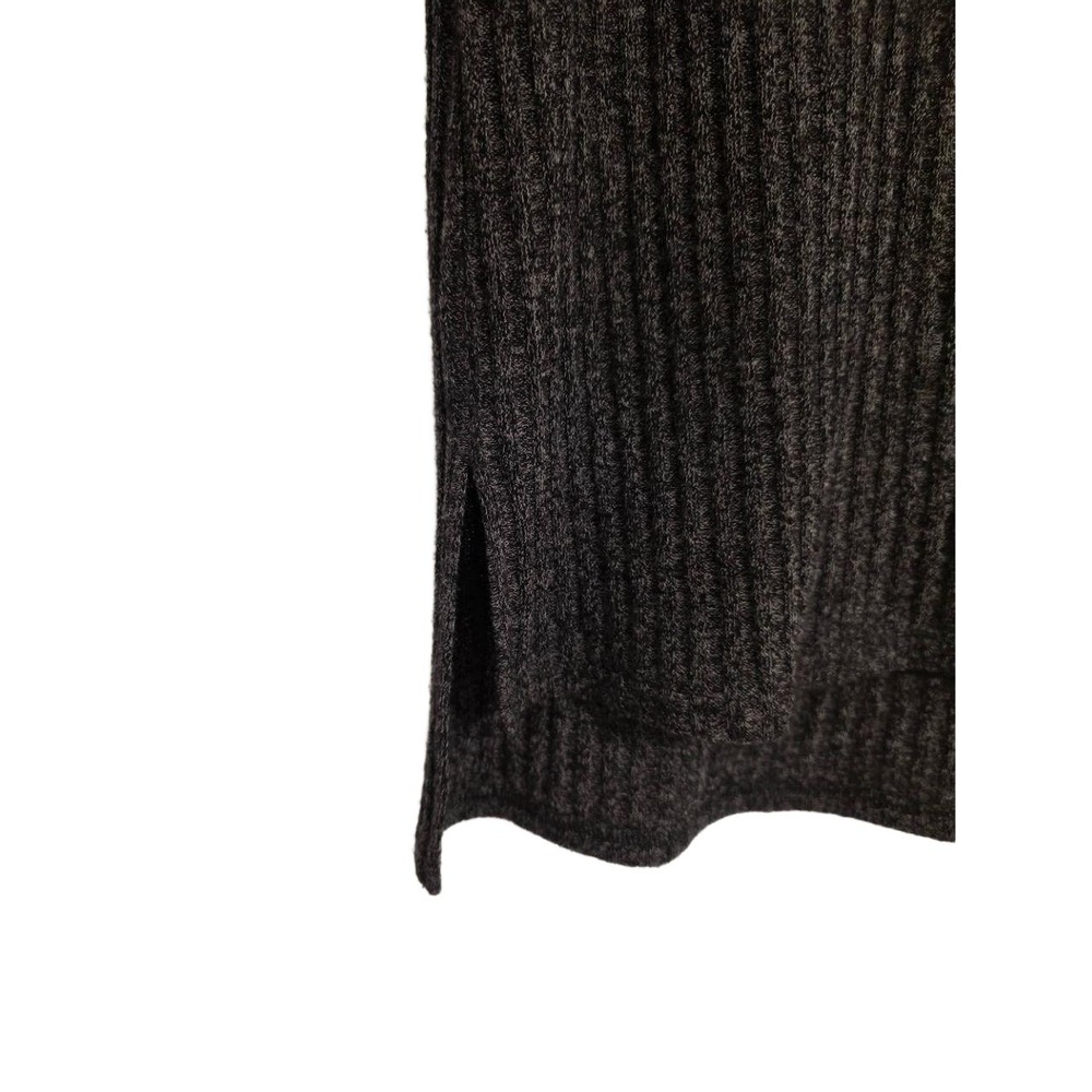 Athleta Gray Ribbed Turtleneck Sweater Thumb Holes Size XXS - Picture 9 of 10